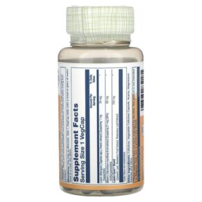 Thực phẩm bổ sung Solaray Advanced Lutein Eyes 24 with Bilberry & Blueberry 60 VegCaps 076280832181