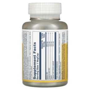 Thực phẩm bổ sung Solaray Betaine HCL with Pepsin 250 mg 180 VegCaps 076280048162