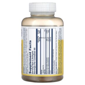 Thực phẩm bổ sung Solaray Bio E + Selenium with Lecithin 134 mg 120 Softgels 076280041699