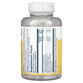 Thực phẩm bổ sung Solaray Cal-Mag Citrate 2:1 Ratio 180 Capsules 076280648843
