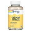 Thực phẩm chức năng Solaray Cal-Mag Citrate with Vitamin D-3 2:1 Ratio 180 Capsules 076280884500