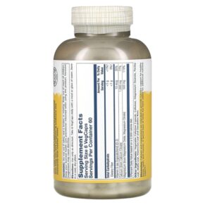 Thực phẩm bổ sung Solaray Cal-Mag Citrate with Vitamin D2 2:1 Ratio 360 VegCaps 076280131758