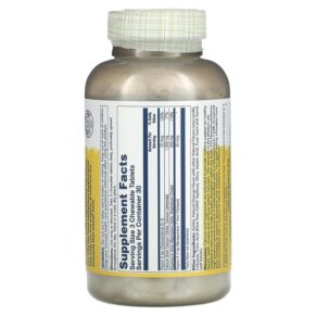 Thực phẩm bổ sung Solaray Cal-Mag Citrate with Vitamin D3 & K2 Natural Orange 90 Chewables 076280373691