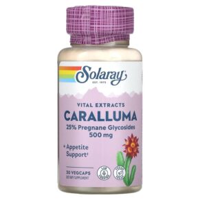 Thực phẩm chức năng Solaray Caralluma Vital Extracts 500 mg 30 VegCaps 076280660548
