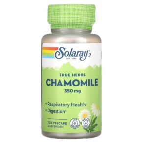 Thực phẩm chức năng Solaray Chamomile 350 mg 100 VegCaps 076280011609