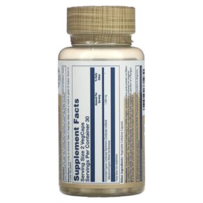 Thực phẩm bổ sung Solaray Cordyceps Fermented Mushrooms 500 mg 60 VegCaps 076280771930