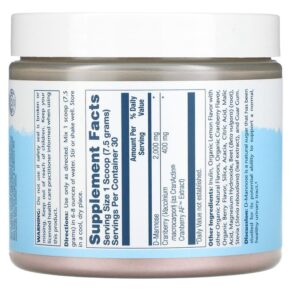 Thực phẩm bổ sung Solaray D-Mannose with CranActin Powder 2.000 mg 8 oz (226 g) 076280814590