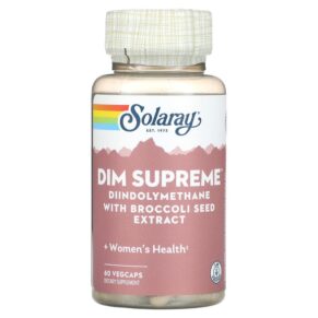 Thực phẩm chức năng Solaray DIM Supreme 60 VegCaps 076280381696