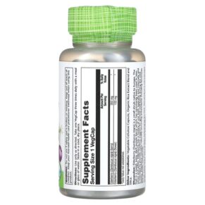 Thực phẩm bổ sung Solaray Elderberry 450 mg 100 VegCaps 076280124453
