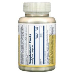 Solaray High Potency Betaine HCL with Pepsin 650 mg 100 VegCaps 3 Thực phẩm bổ sung Solaray High Potency Betaine HCL with Pepsin 650 mg 100 VegCaps 076280048148