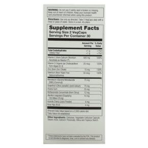 Thực phẩm bổ sung Solaray ImmuFight Daily Defense 60 VegCaps 076280370201