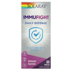 Thực phẩm chức năng Solaray ImmuFight Daily Defense 60 VegCaps 076280370201