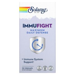 Thực phẩm chức năng Solaray ImmuFight Maximum Daily Defense 90 VegCaps 076280146714