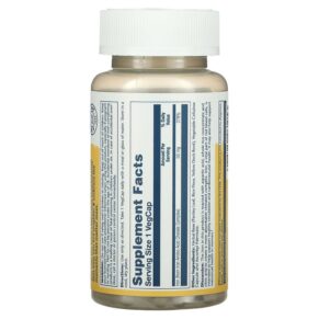 Thực phẩm bổ sung Solaray Iron 50 mg 60 VegCaps 076280461053