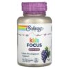 Solaray Kids Focus Chewables Natural Grape 60 Chewables 5 Thực phẩm chức năng Solaray Kids Focus Chewables Natural Grape 60 Chewables 076280083781