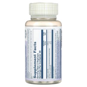 Thực phẩm bổ sung Solaray L-Lysine Beta Glucan 500 mg 60 VegCaps 076280048612