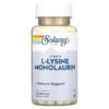 Thực phẩm chức năng Solaray L-Lysine Monolaurin 1:1 Ratio 60 VegCaps 076280352818