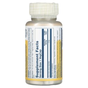 Thực phẩm bổ sung Solaray Lithium Aspartate 5 mg 100 Vegcaps 076280045994