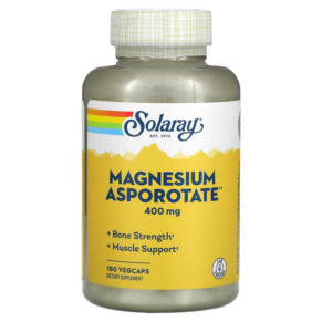 Thực phẩm chức năng Solaray Magnesium Asporotate 200 mg 180 VegCaps 076280132236