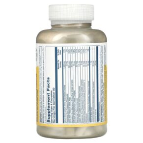 Thực phẩm bổ sung Solaray Mega Multi Mineral Iron Free 200 Capsules 076280045147