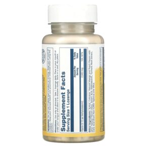 Thực phẩm bổ sung Solaray Methyl B-12 Natural Mango Peach 2.500 mcg 60 Lozenges 076280321838
