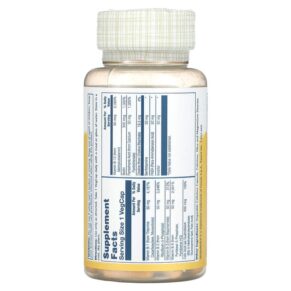 Thực phẩm bổ sung Solaray Methyl B-Complex 50 60 VegCaps 076280599121