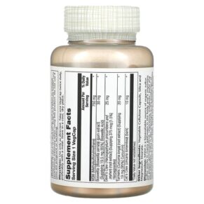 Thực phẩm bổ sung Solaray MSM with Turmeric Boswellia & Devil's Claw 750 mg 90 VegCaps 076280008623