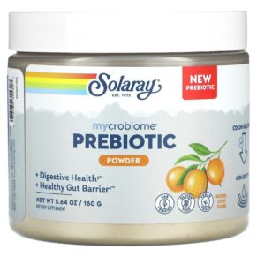 Thực phẩm chức năng Solaray Mycrobiome Prebiotic Powder Natural Citrus 5.64 oz (160 g) 076280355307