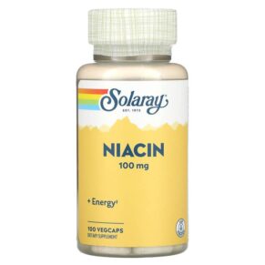 Thực phẩm chức năng Solaray Niacin 100 mg 100 VegCaps 076280043594