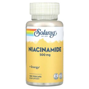 Thực phẩm chức năng Solaray Niacinamide 500 mg 100 VegCaps 076280043655