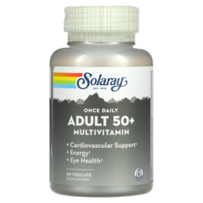 Thực phẩm chức năng Solaray Once Daily Adult 50+ Multivitamin 90 VegCaps 076280986792