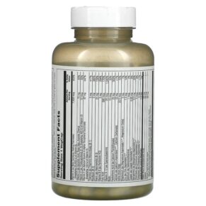 Thực phẩm bổ sung Solaray Once Daily High Energy Multivitamin Iron Free 120 VegCaps 076280109054