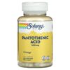 Thực phẩm chức năng Solaray Pantothenic Acid 500 mg 100 VegCaps 076280043808