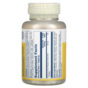 Thực phẩm bổ sung Solaray Potassium 99 mg 200 VegCaps 076280046717