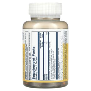 Thực phẩm bổ sung Solaray Pumpkin Seed Oil 1.000 mg 90 Softgels 076280107272