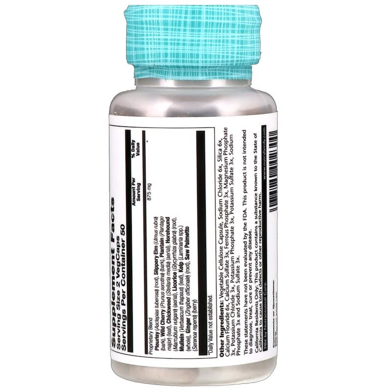 Solaray Respiration Blend SP-3 100 VegCaps 2 Thực phẩm bổ sung Solaray Respiration Blend SP-3 100 VegCaps 076280002300