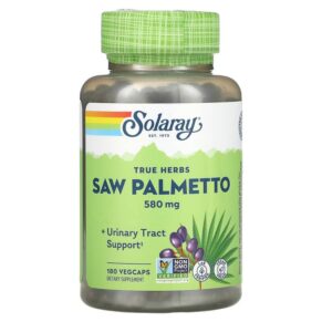 Thực phẩm chức năng Solaray Saw Palmetto 580 mg 180 VegCaps 076280015515