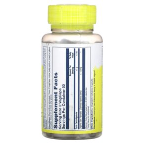 Thực phẩm bổ sung Solaray Saw Palmetto Berry 555 mg 100 VegCaps 076280195507