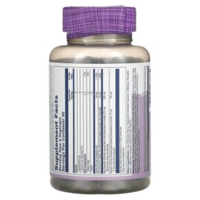 Thực phẩm bổ sung Solaray Saw Palmetto & Pygeum with Zinc 120 VegCaps 076280037685