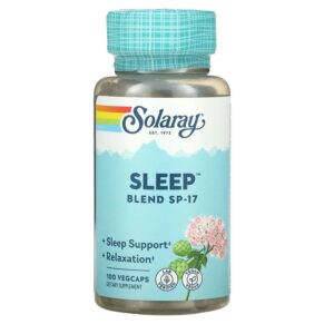 Thực phẩm chức năng Solaray Sleep Blend SP-17 100 VegCaps 076280021707