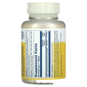 Thực phẩm bổ sung Solaray Timed Release Vitamin C with Rose Hip & Acerola 1.000 mg 100 Tablets 076280044539