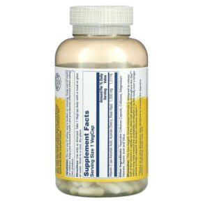 Thực phẩm bổ sung Solaray Timed Release Vitamin C with Rose Hips & Acerola 1.000 mg 250 VegCaps 076280044515