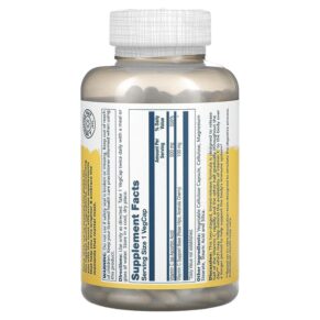 Solaray Timed Release Vitamin C with Rose Hips & Acerola 500 mg 250 VegCaps 3 Thực phẩm bổ sung Solaray Timed Release Vitamin C with Rose Hips & Acerola 500 mg 250 VegCaps 076280044010