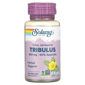 Thực phẩm chức năng Solaray Tribulus 450 mg 60 VegCaps 076280037975