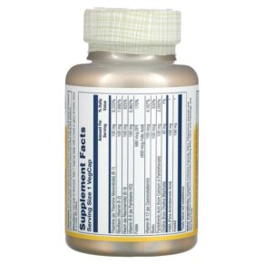 Thực phẩm bổ sung Solaray Vitamin B-Complex 100 100 VegCaps 076280043013