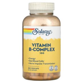 Thực phẩm chức năng Solaray Vitamin B-Complex 100 250 VegCaps 076280043037