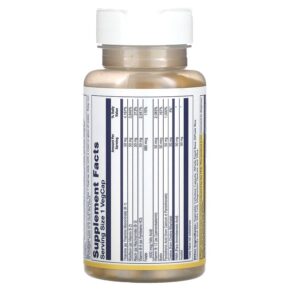 Thực phẩm bổ sung Solaray Vitamin B-Complex 50 mg 100 VegCaps 076280042719