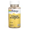 Solaray Vitamin B-Complex 50 mg 100 VegCaps 4 Thực phẩm chức năng Solaray Vitamin B-Complex 50 mg 100 VegCaps 076280042719