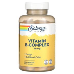 Thực phẩm chức năng Solaray Vitamin B-Complex 50 mg 250 VegCaps 076280042726