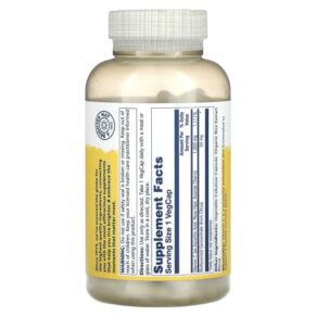 Thực phẩm bổ sung Solaray Vitamin C with Bioflavonoid Concentrate 1.000 mg 250 VegCaps 076280044416